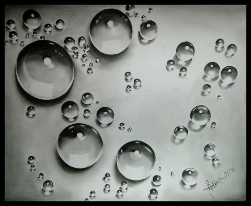 Капли воды реалистичные