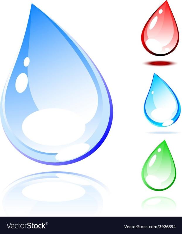 Капля в иллюстраторе