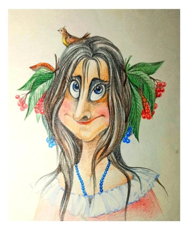 Рисунок Кикиморы для 5 класса по Музыке