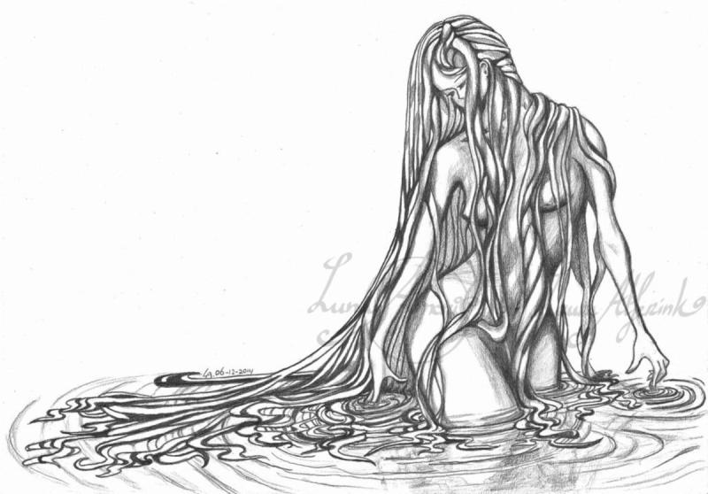 Кикимора рисунок для детей69