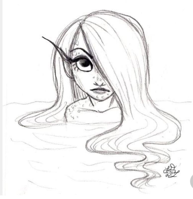 Кикимора Болотная раскраска