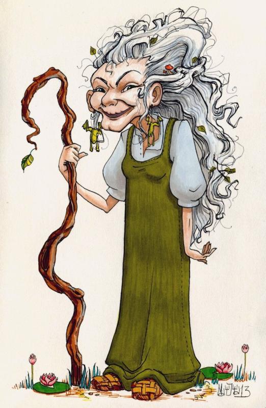 Ведьма Белоснежка раскраска