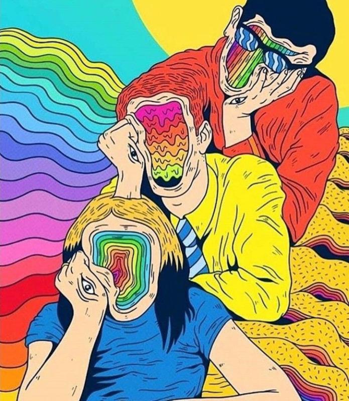 Неоновые арты