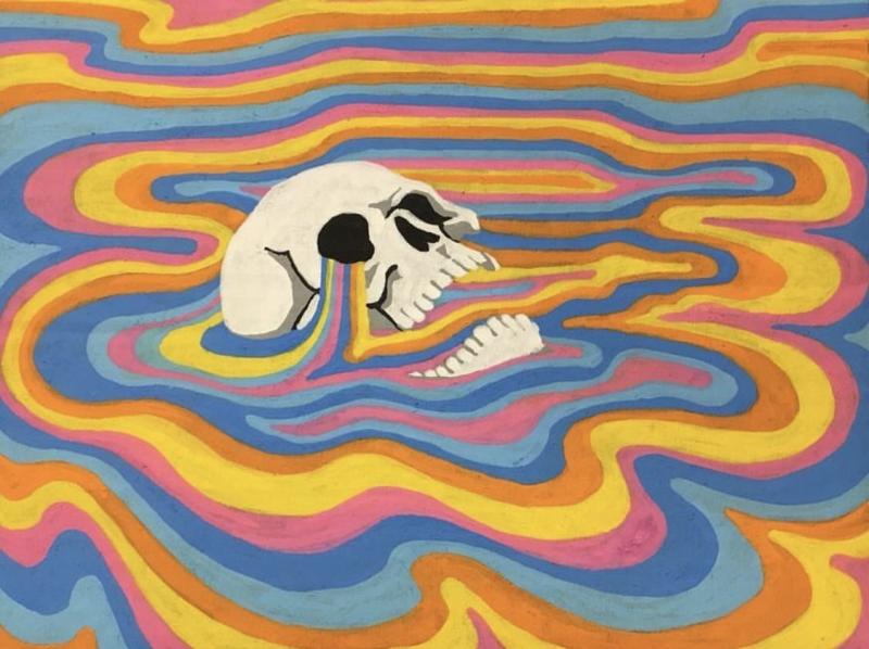 Разноцветные разводы