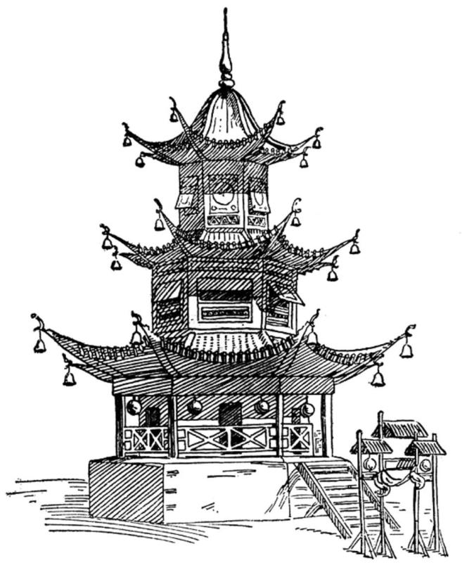 Японская архитектура средневековья чертежи