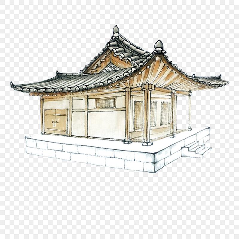 Традиционный корейский дом Ханок