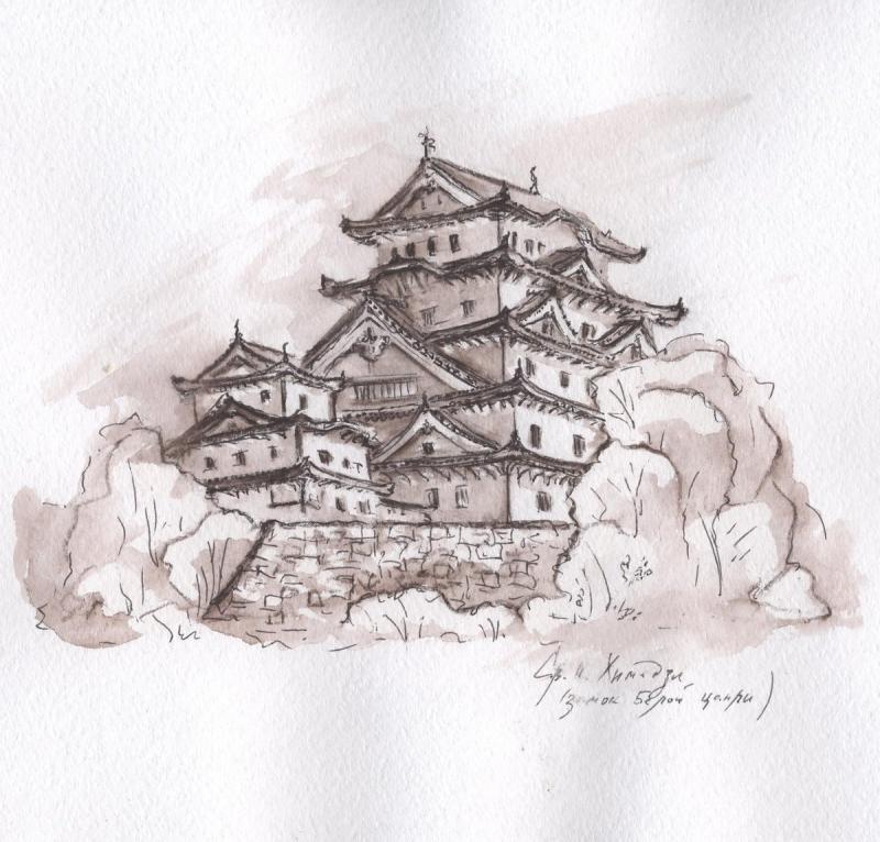 Китай рисунок карандашом