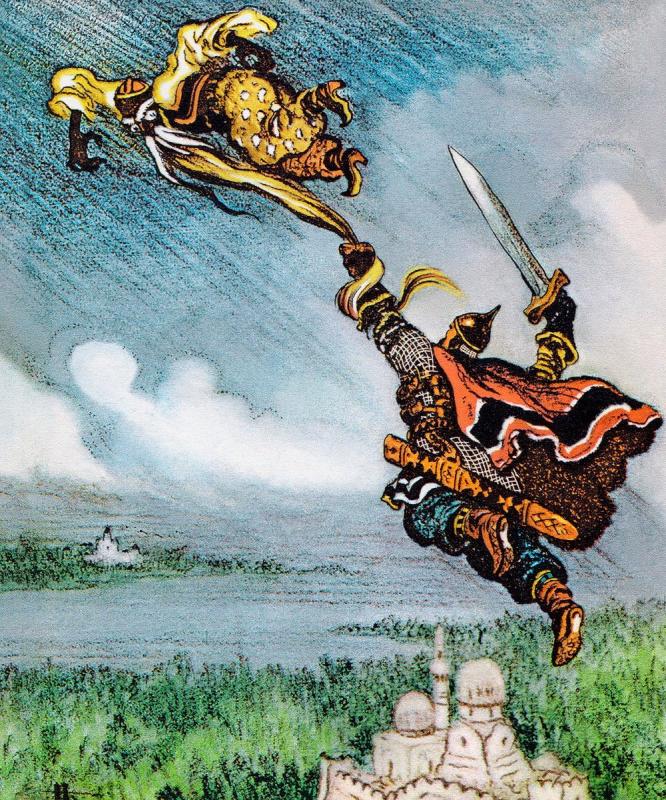 Кочергин сказки 1963 открытки