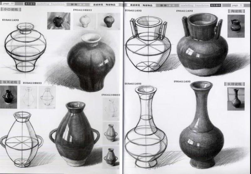 Построение предметов Академический рисунок
