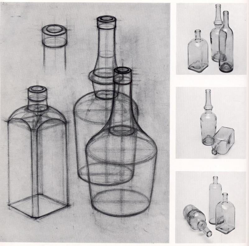 Линейно-конструктивное построение натюрморта