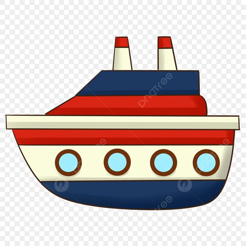 Кораблик игрушка вектор