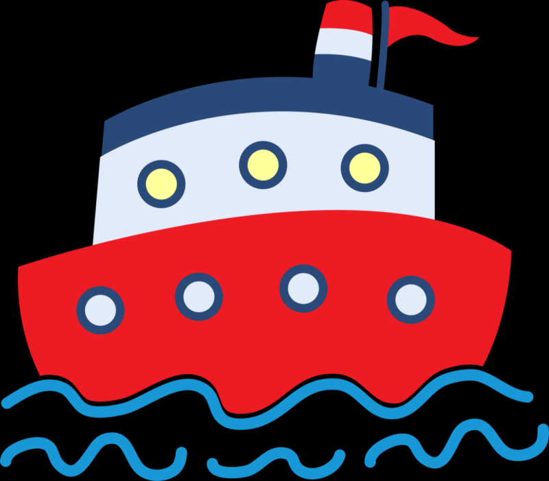 Пароход шаблон для детей