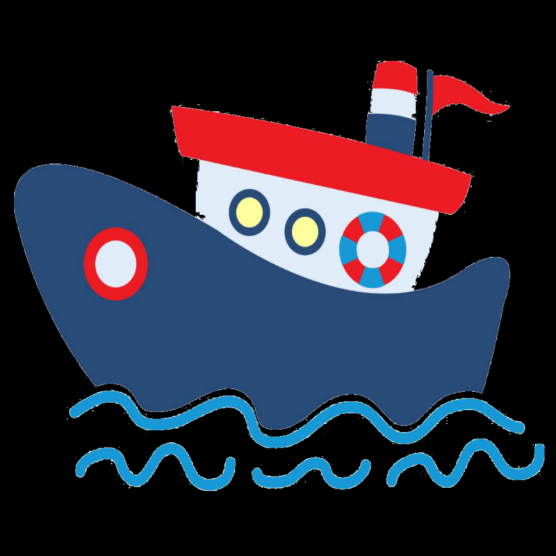 Цветные кораблики для детей