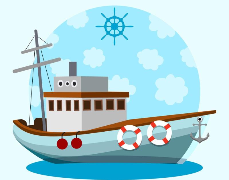 Корабль Векторная Графика