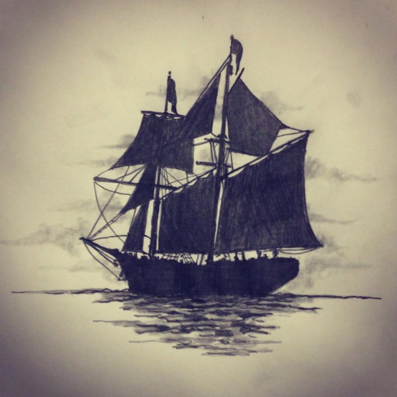Пиратский корабль Графика