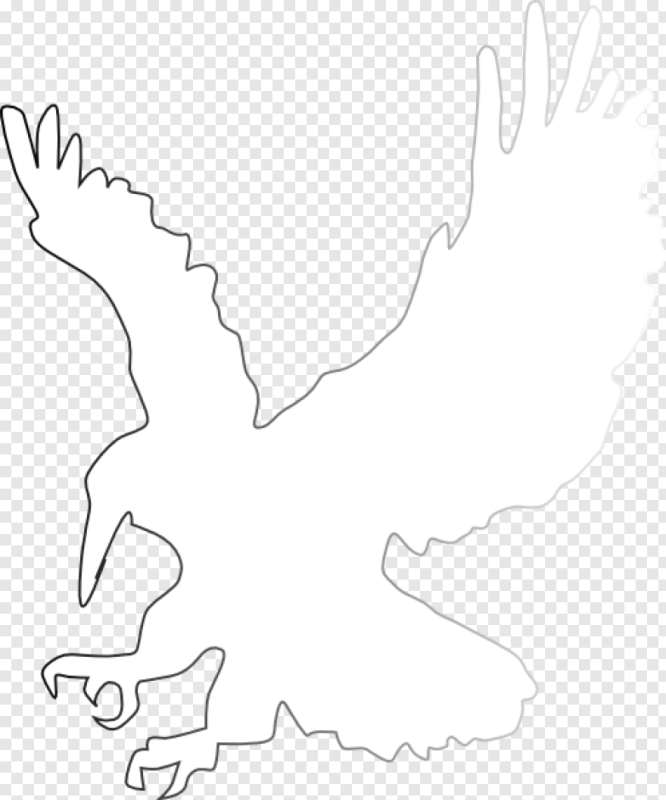 Контур орла для вырезания