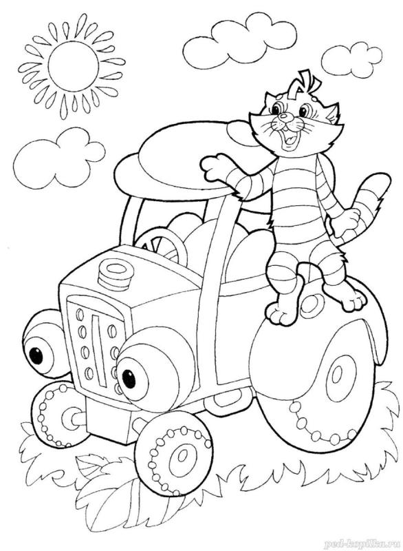Раскраска машинки