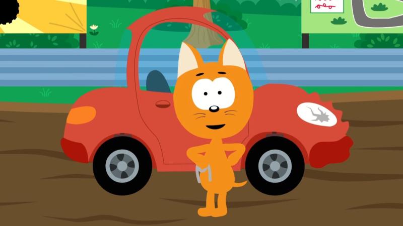 Синий трактор и котэ