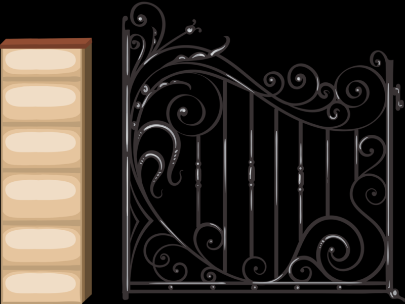 Металлические узоры на ворота
