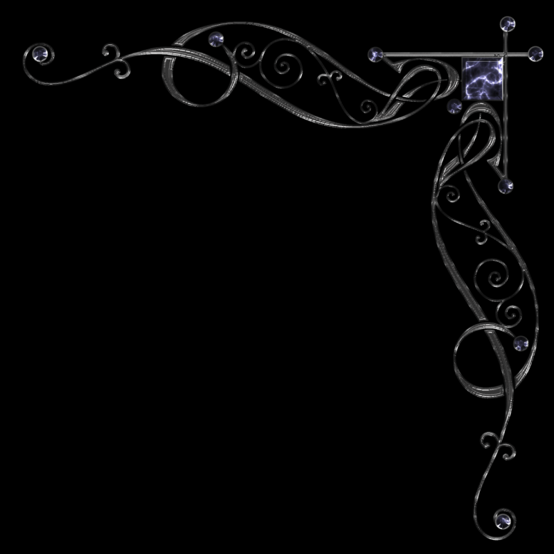 Угловые вензеля прозрачные