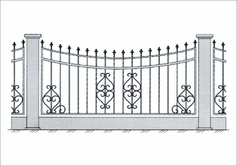 Узоры на забор