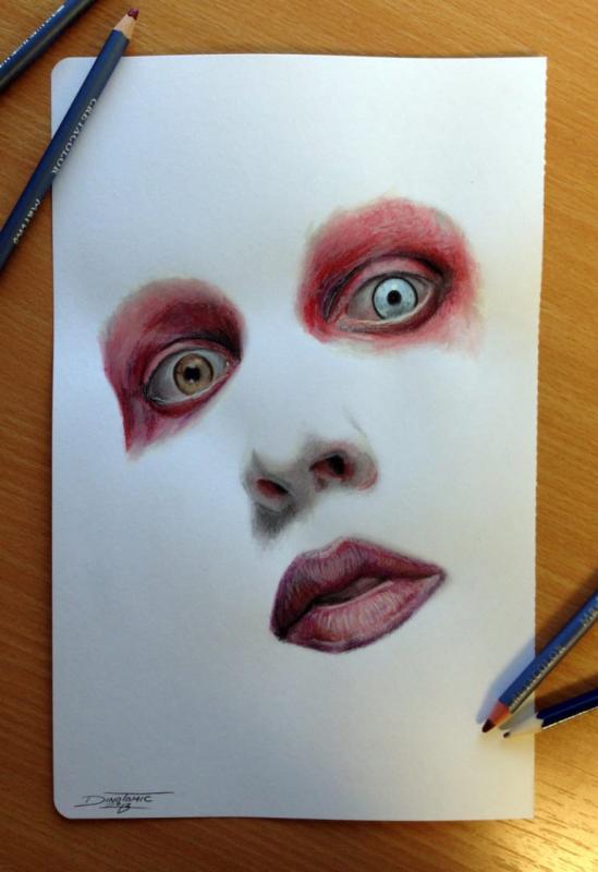 Рисунки цветными карандашами для срисовки