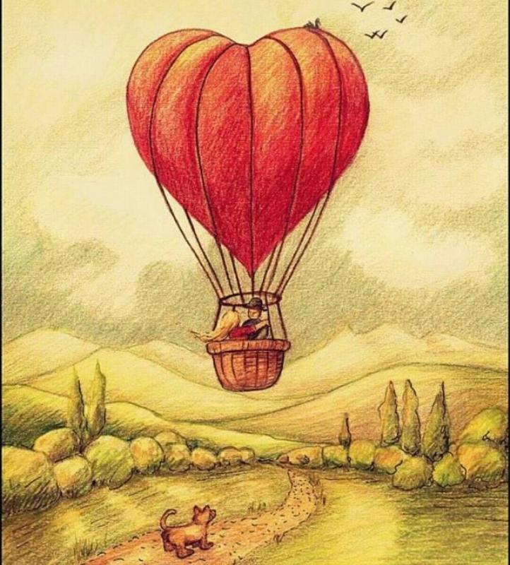 Красивые и легкие рисунки цветными карандашами