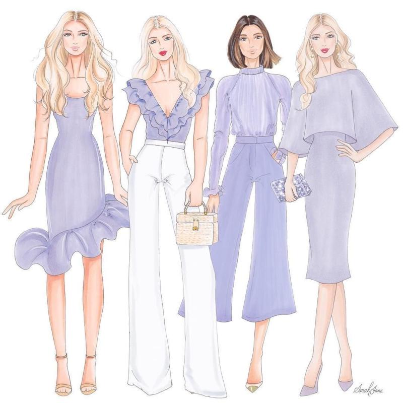 Романтический стиль эскиз