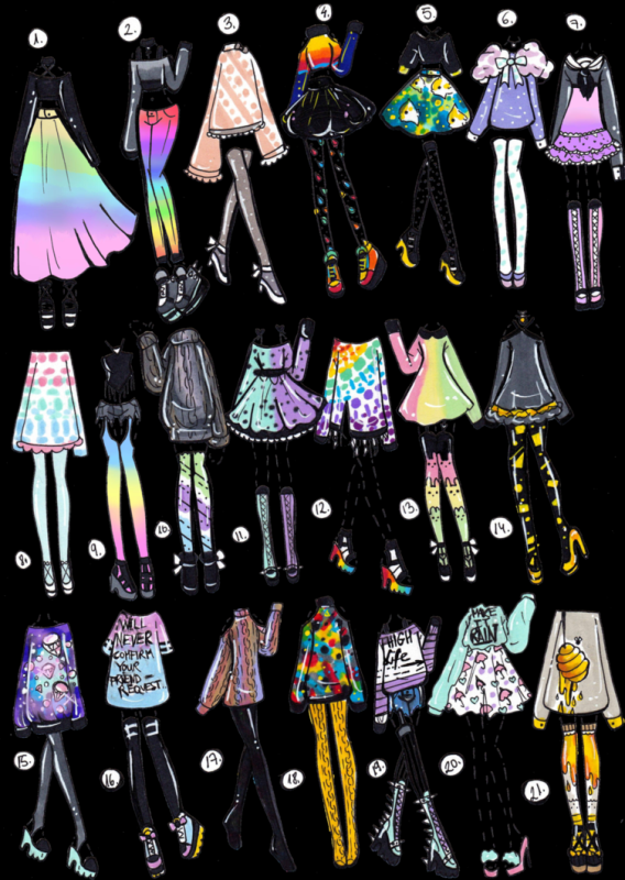 Платье рисунок