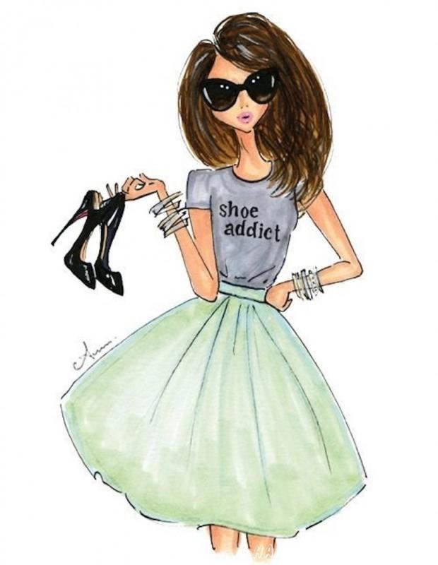 Мода рисунки