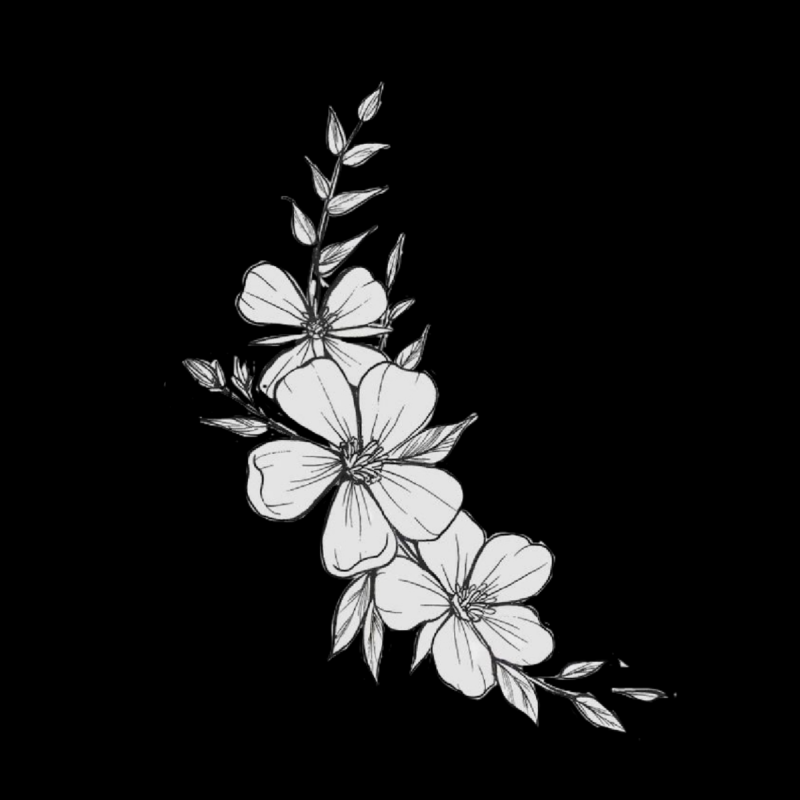 Мелкие цветы эскиз