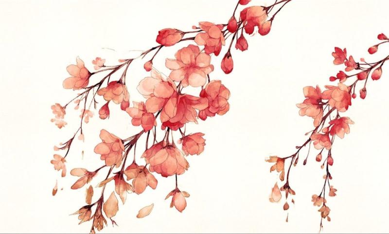 Ветка Сакуры рисунок