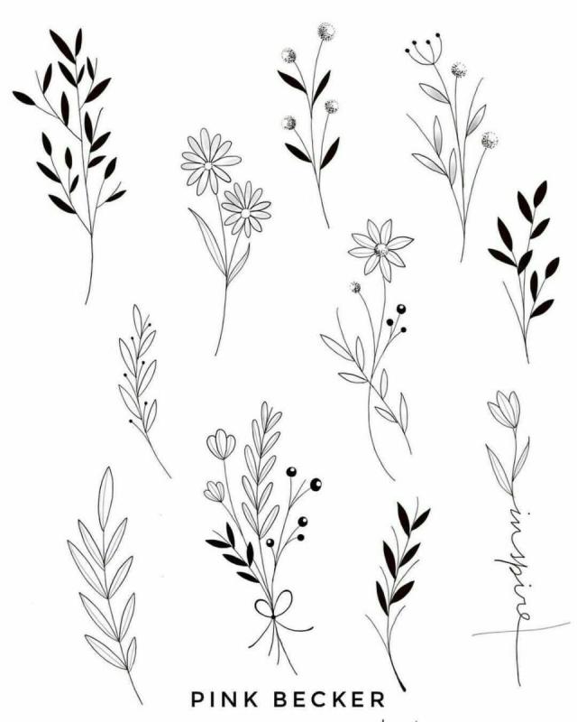 Веточка эскиз