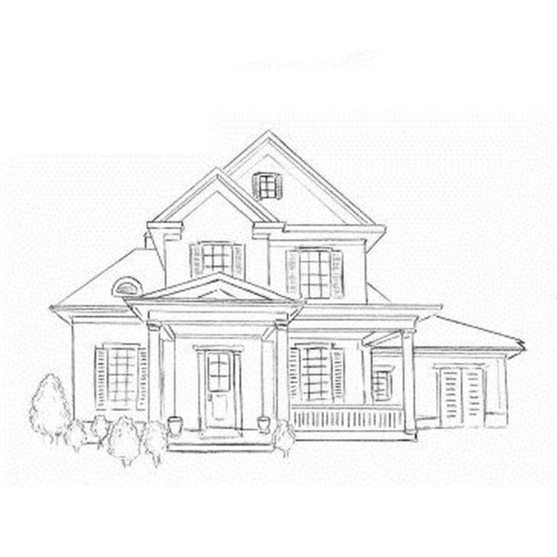 Здания карандашом