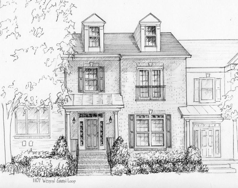 Схематичный набросок дом