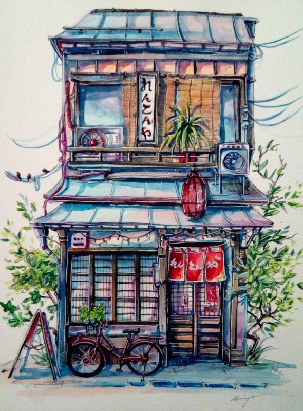 Сказочные домики Графика