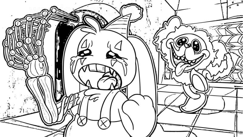 Кролик Бонзо раскраска