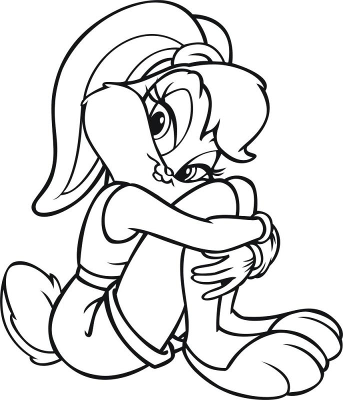 Кролик бонза раскраска