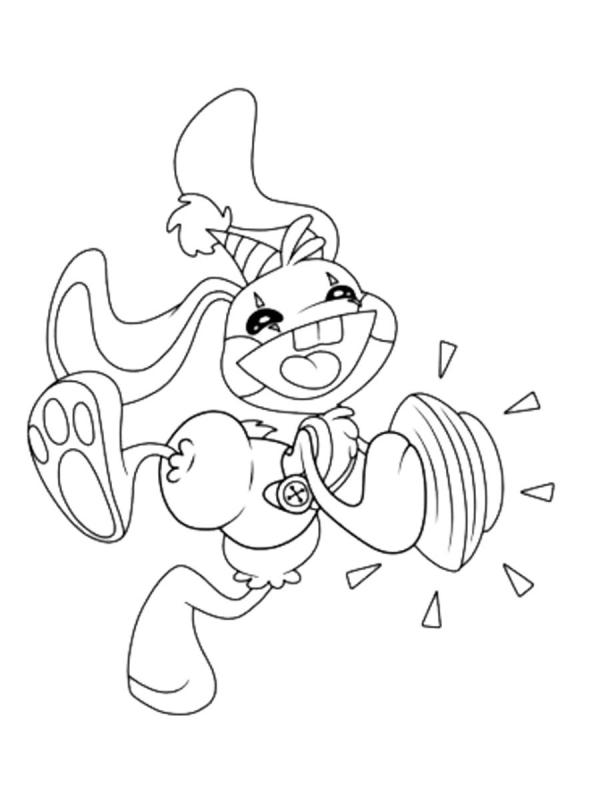 Кроликбонзо раскраска