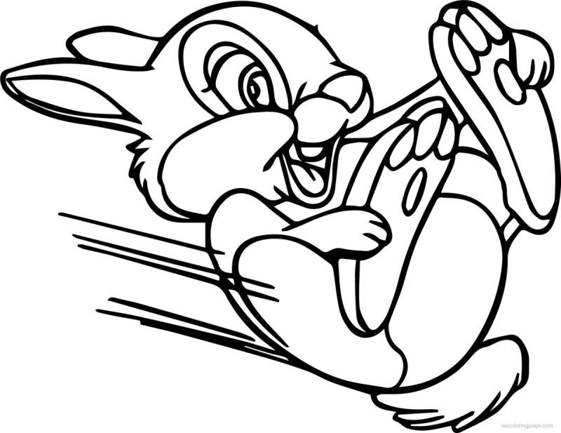 Заяц с морковкой раскраска