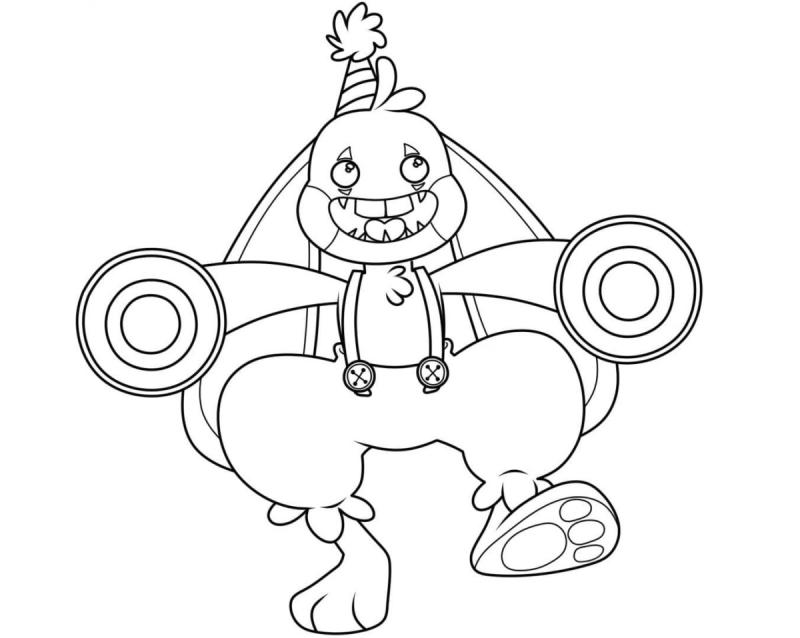 Кролик Бонзо раскраска