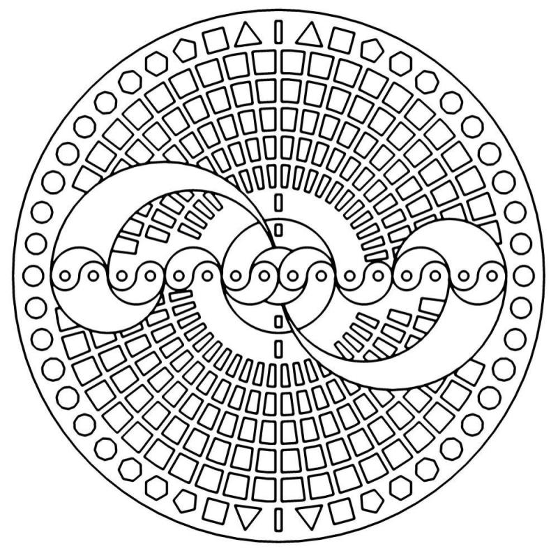 Спиральная Мандала