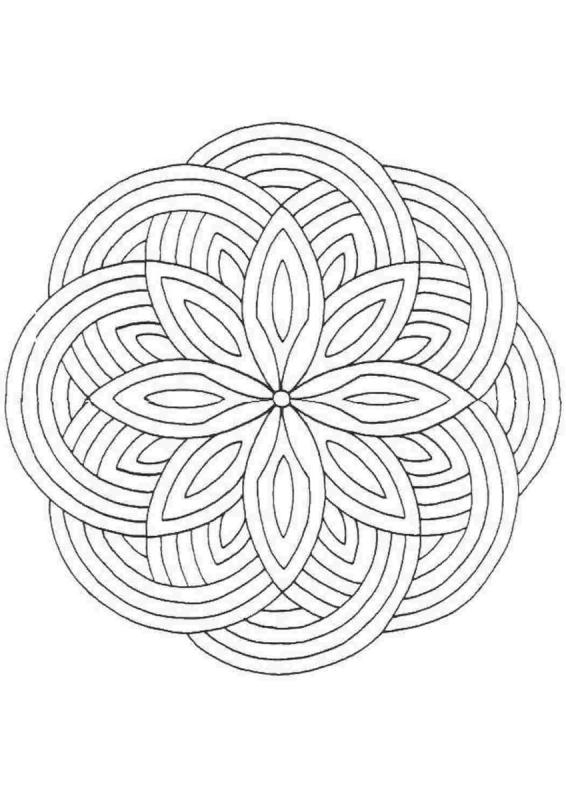 Раскраска антистресс "Мандала"