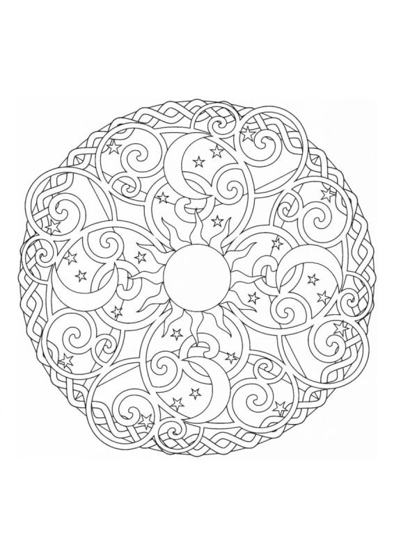 Спиралевидная Мандала