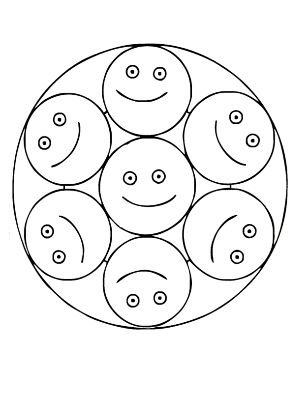 Мандалы для похудения для раскрашивания