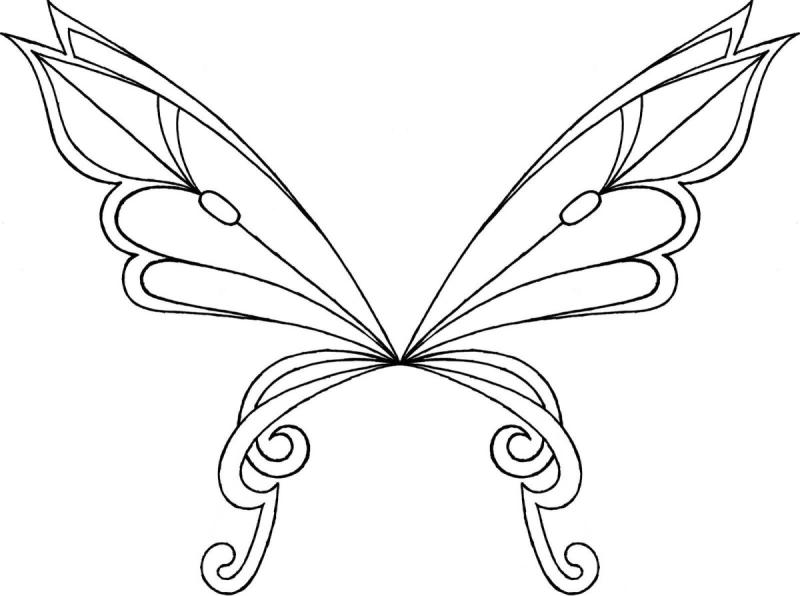 Крылья Винкс Беливикс раскраска