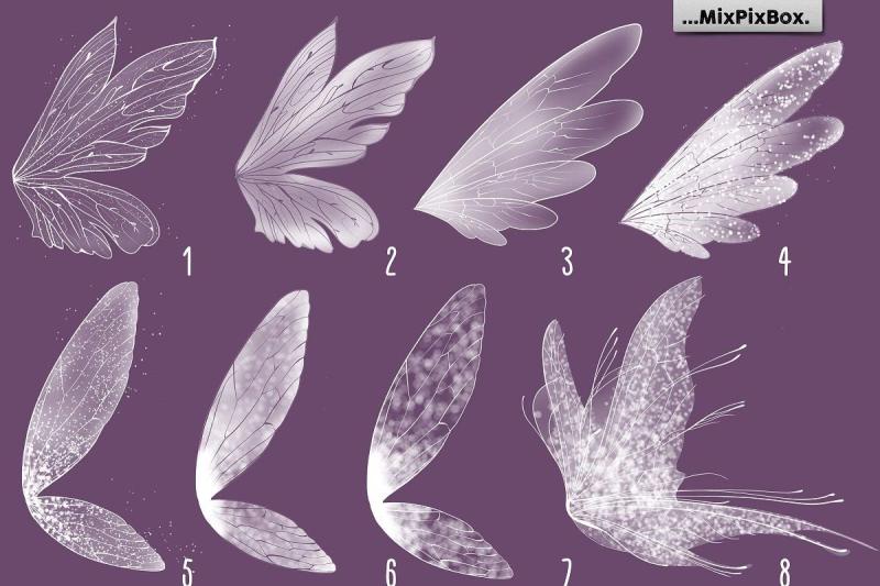 Крылья феи сбоку