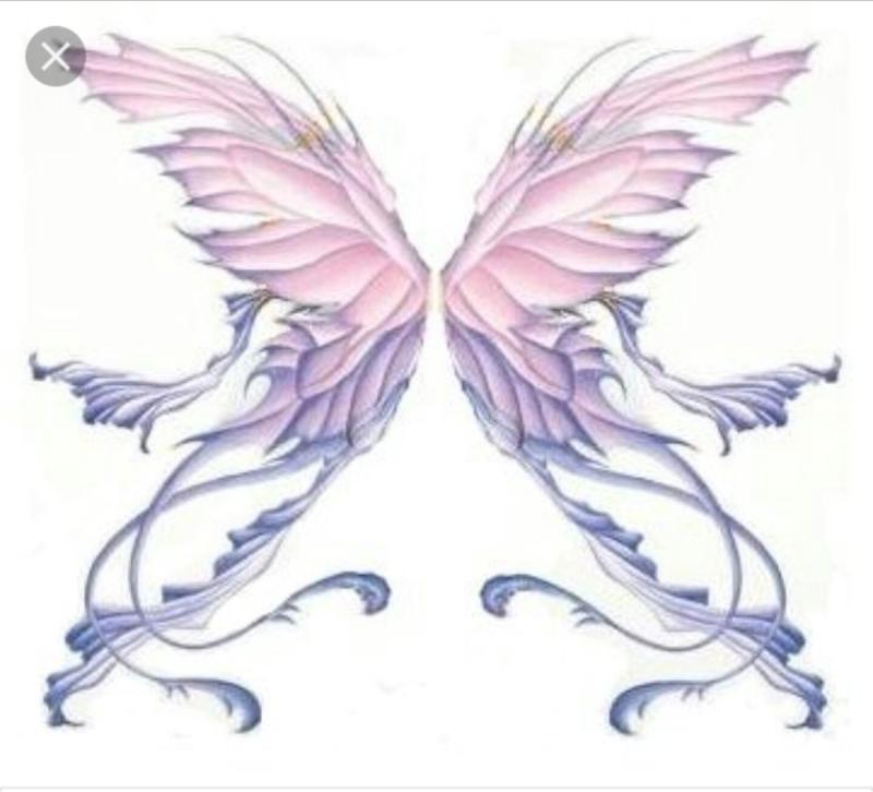 Крылья феи эскиз