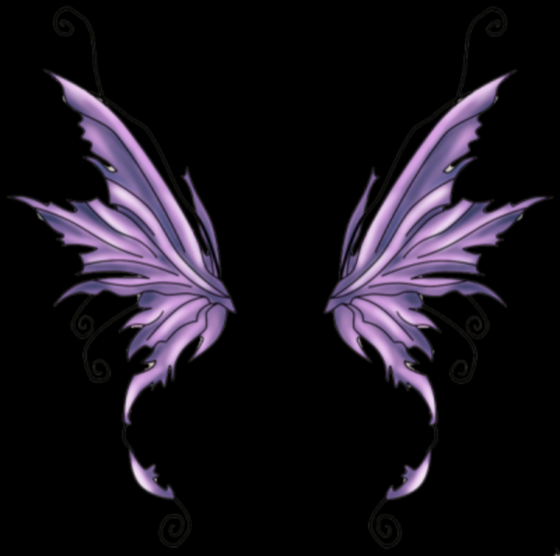 Крылья феи трафарет