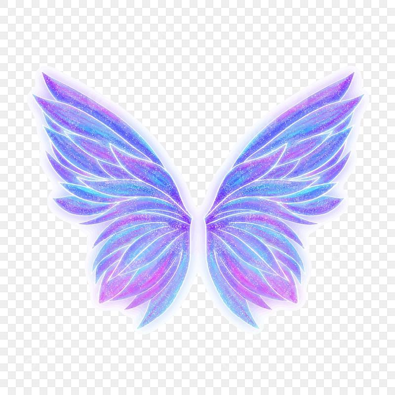 Крылья феи для ногтей